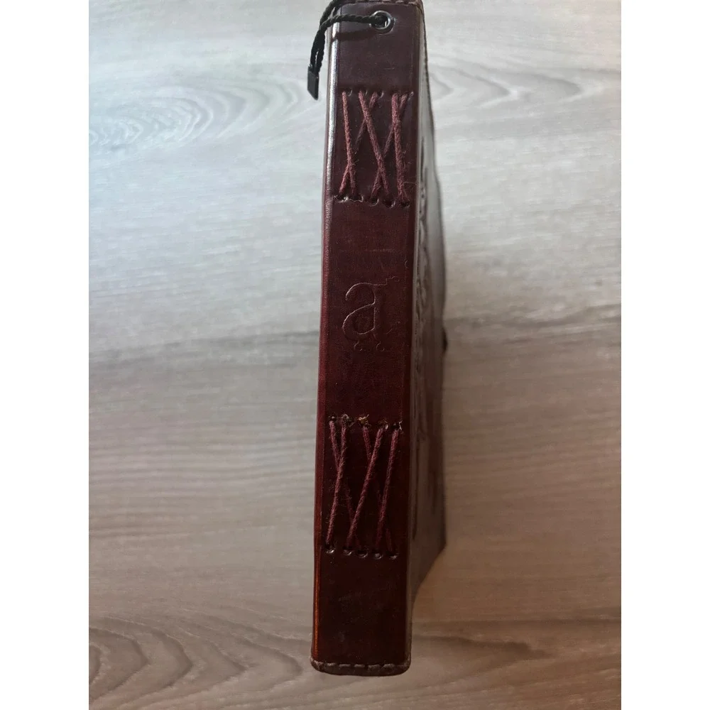 Embossed Horse Leather Journal Diary Sketchbook with‎ Brass Clasp Western Rodeo
